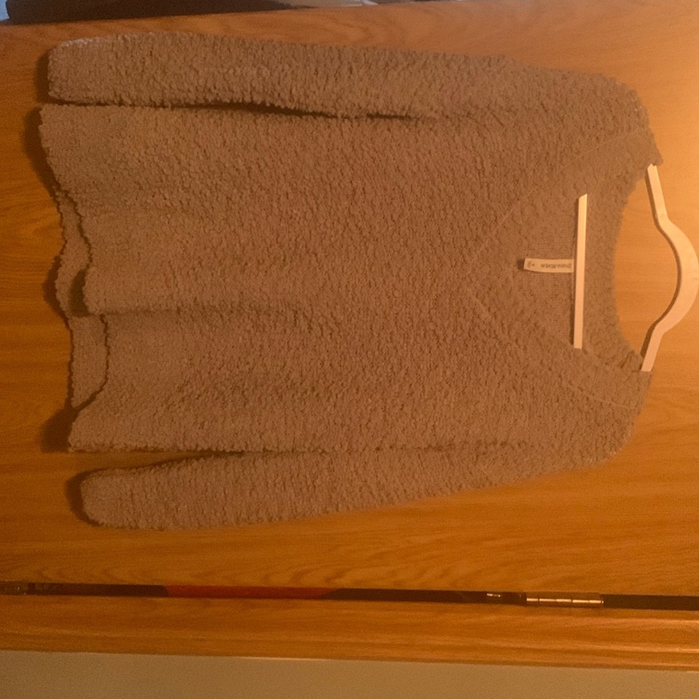 Light grey popcorn long sleeve